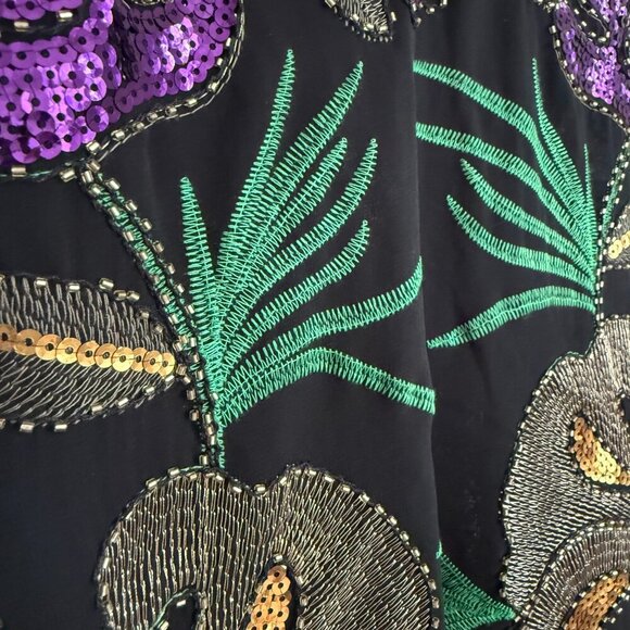 Nasty Gal | Embellished Sequin Floral Mini Dress Size 2 NWOT - Picture 10 of 10